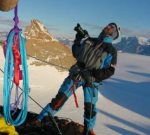 Ralf am Stand der 8ten Seillänge