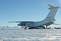 Ankunft in der Antarktis